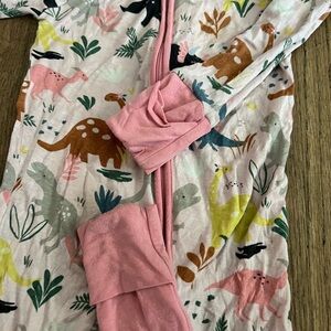 Little Sleepies dinosaur zippy 6-12